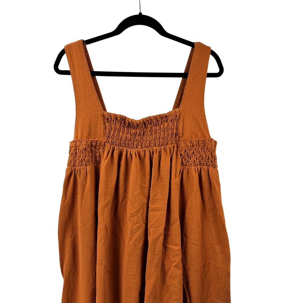 Free People Rust Brown Midi Dress - Picture 6 of 16